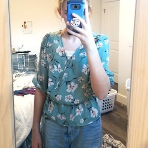 Flowy floral top
